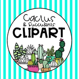 CLIPART - Modern Cactus - 3 Colors - 12 Different images 3