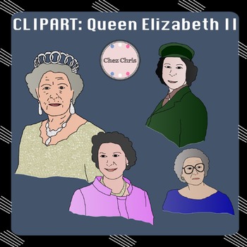 Preview of Clip Art - Queen Elizabeth II