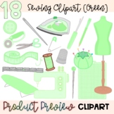 CLIPART: Sewing (Green) | Sewing & Apparel | FACS, FCS | Clipart