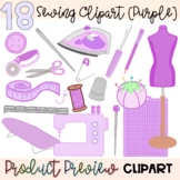 CLIPART: Sewing Purple | Sewing & Apparel | FACS, FCS | Clipart