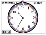 Clock: What Time is it? Elasped Time Practice