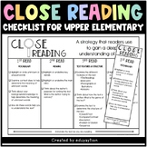 CLOSE Reading Checklist