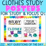 CLOTHES STUDY POSTERS | Creative Curriculum Teaching Strat