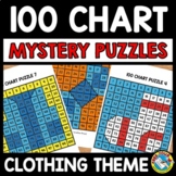 100 CHART MYSTERY PICTURE PUZZLES MATH ACTIVITY KINDERGART