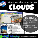 CLOUDS - Science Interactive Book, Reading Comprehension, 