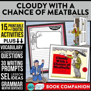 Preview of CLOUDY WITH A CHANCE OF MEATBALLS activities COMPREHENSION - Book Companion