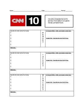 Preview of CNN 10 Guide
