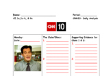 CNN10-Daily Current Events Student Analysis 