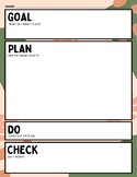 CO-OP Worksheet / Goal, Plan, Do, Check Worksheet