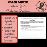 COACH CARTER Reflection Questions/Movie Guide (IPET)