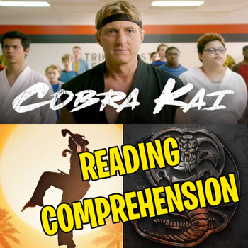 Preview of COBRA KAI - THE KARATE KID SAGA CONTINUES: Worksheet │ Reading Comprehension