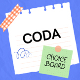 CODA (ASL) Choice Board -Google Slides™