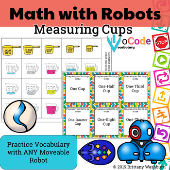 Preview of CODING IN MATH - Measuring Cups