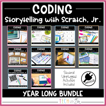 Preview of Digital Storytelling with Scratch Coding Bundle