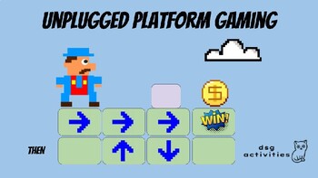 Preview of CODING - UNPLUGGED PLATFORM GAME WITH LUCKY LARRY