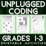CODING ** Unplugged CODING Printables Grade 1 -3 ONTARIO M