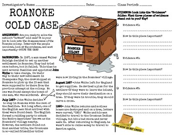 Preview of COLD CASE: The Disappearance of the Colony of Roanoke (Digital)