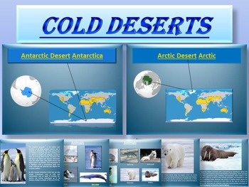 Preview of Arctic and Antarctic - Animals - Plants - Interactive PowerPoint presentation