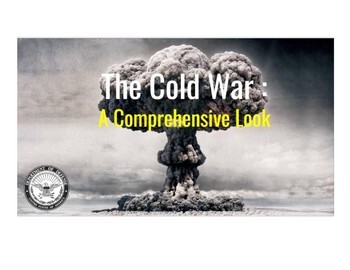 Preview of COLD WAR MEGA BUNDLE!!! Includes Slides,Test, Project, Rubric, and 3-5 day unit.