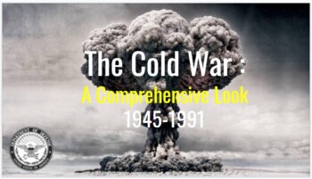 Preview of COLD WAR GOOGLE SLIDES with Pear Deck integration