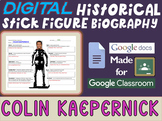 COLIN KAEPERNICK Digital Stick Figure Biography for Black 