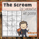COLLABORATIVE ART POSTER (HALLOWEEN): "The Scream" (Edvard Munch)