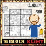 COLLABORATIVE ART POSTER - The Tree of Life (Gustav Klimt)