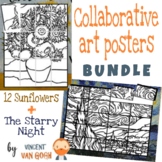 COLLABORATIVE ART POSTERS BUNDLE - Van Gogh, knowing the a