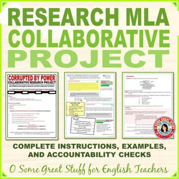 Preview of MLA RESEARCH PROJECT Step-by-Step Instructions and Examples - Collaborative