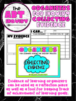 Preview of COLLECTING EVIDENCE | Graphic Organizers for Inquiry | BUNDLE