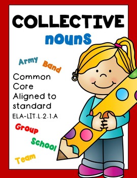 Preview of Collective Nouns Distance Learning