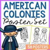 COLONIAL AMERICA Posters | Social Studies Bulletin Board |