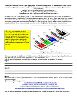 Do Different Colors Absorb Heat Better? - Activity - TeachEngineering