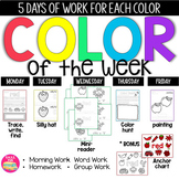 COLOR OF THE WEEK - Activities and Ideas for Learning Colo