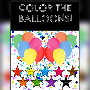 Preview of COLOR THE BALLOONS!