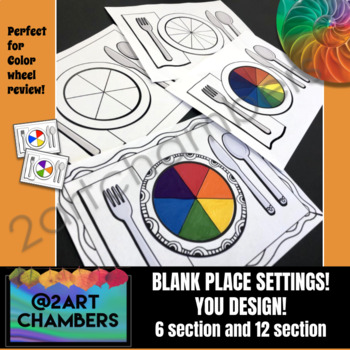 Preview of COLOR WHEEL TABLE PLACE SETTINGS!