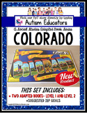 COLORADO State Symbols ADAPTED BOOK for Special Education 