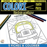 COLORI - MATH ET MOTS - Rentrée scolaire - French Colour b