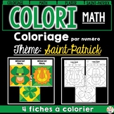 COLORI - MATH ET MOTS - Thème: Saint-Patrick - French Colo
