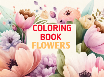 Preview of COLORING BOOK FLOWRES