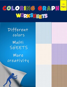 Preview of COLORING GRAPH WORKSHEETS PAGES-PRINTABLE-PDF