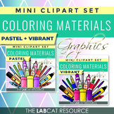 COLORING MATERIALS - Pastel and Vibrant Mini Sets | Clipar