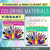 COLORING MATERIALS - Vibrant Standard and Mini Sets | Clip
