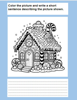 Preview of COLORING PAGES, CANDY