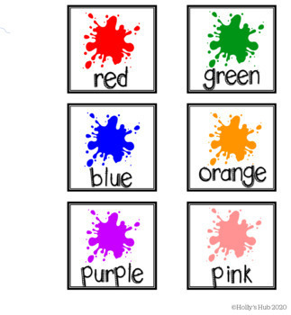 COLORS Activity Resource Pack by Holly's Hub | Teachers Pay Teachers