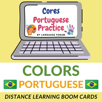 Preview of COLORS BOOM Cards™ Portuguese | COLORS Portuguese BOOM Cards™