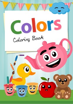 Preview of COLORS COLORING BOOK