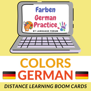 Preview of COLORS German BOOM Cards™ | COLORS German Distance Learning