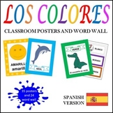 COLORS POSTERS AND WORD WALL IN SPANISH: LOS COLORES