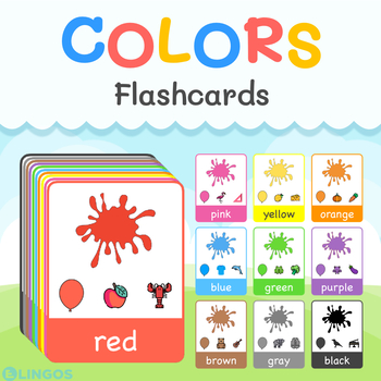 Colors Printable Flashcards Learn Practice Colors In English